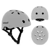 Casca De Protectie Pentru Copii, Sistem De Reglare, Usoara 260 G, M, 52-56 Cm, 3 Ani+, Orix Grey Mat, Kidwell Pjbkaskori07a2