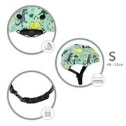 Casca De Protectie Pentru Copii, Sistem De Reglare, Usoara 260 G, S, 48-52 Cm, 1 Ani+, Orix Plus Dino, Kidwell Pjbkaskori05a3