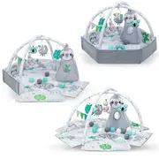 Covoras Multifunctional Kidwell Yoga ,   Cu Arcade, Laturi Ridicate, 12 Bile Si 5 Jucarii Interactive Si  Geanta Pjbmaedyog01a0