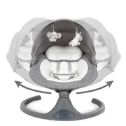 Leagan Electric Bebelusi Kidwell Luxi 2 In 1, Bluetooth, Telecomanda, 5 Viteze, 0+ Luni, 9 Kg Pjbbuellux01a1