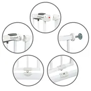Poarta De Siguranta Kidwell Guarda 75,  104 Cm ,   Protectie Sigura Pentru Copii, Fara Gaurire Pjbbrzagua01a1