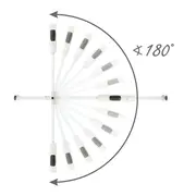 Poarta De Siguranta Kidwell Guarda 75,  104 Cm ,   Protectie Sigura Pentru Copii, Fara Gaurire Pjbbrzagua01a1