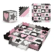 Puzzle Din Spuma Kidwell Happy Love   Covoras De Joaca Mare, Moale Si Sigur Pentru Copii Pjbpupihap01a1