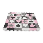 Puzzle Din Spuma Kidwell Happy Love   Covoras De Joaca Mare, Moale Si Sigur Pentru Copii Pjbpupihap01a1