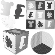 Puzzle Senzorial Kidwell Senso Tropical   Covoras Moale Din Spuma Eva Pentru Dezvoltarea Copilului Pjbpupisen01a1