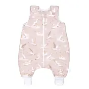 Sac De Dormit Cu Picioare, Bumbac De Vara, 1 Tog, Gasca Bej, S, 6-24 Luni Pjb85377