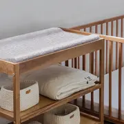 Saltea Din Spuma Pentru Masa De Infasat Din Lemn, Impermeabila Cu Margini De Protectie, 70x40 Cm Boho Dark By Woodies Pjbcc_mat_imp-8002