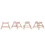 Scaun De Masa 4in1 Pentru Bebelusi Si Copii, Eatan Wood, Inaltime Ajustabila, Varsta 0-15 Kg, Centura De Siguranta In 5 Puncte, Depozitare, Roz Pjbkrwyeat01a0