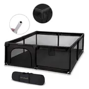 Tarc De Joaca Kidwell Fanko Negru 180a 200 Cm   Spatiu Extra-generos Si Sigur Pentru Copilul Tau Pjbkomofan03a3