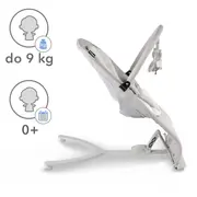 Balansoar Pentru Bebelusi Kidwell Rubi Gri Alb ,   Confort, Siguranta Si Relaxare Din Primele Zile Pjbleburub01a2