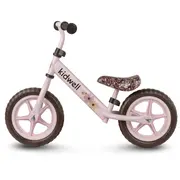 Bicicleta De Echilibru Fara Pedale Pentru Copii, Kidwell Rebel Flower, 2.64 Kg, Roti Eva 28 Cm, Reglabila, 80,  120 Cm, Max. 30 Kg Pjbrobireb21a0