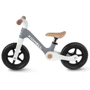 Bicicleta De Echilibru Fara Pedale Pentru Copii, Pliabila, Kidwell Flex Gray, Ultra Usoara 2.9 Kg, Roti Eva 29 Cm, Reglabila, 80,  120 Cm, Max. 30 Kg Pjbrobifle04a1