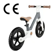 Bicicleta De Echilibru Fara Pedale Pentru Copii, Pliabila, Kidwell Flex Gray, Ultra Usoara 2.9 Kg, Roti Eva 29 Cm, Reglabila, 80,  120 Cm, Max. 30 Kg Pjbrobifle04a1