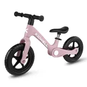 Bicicleta De Echilibru Fara Pedale Pentru Copii, Pliabila, Kidwell Flex Pink, Ultra Usoara 2.9 Kg, Roti Eva 29 Cm, Reglabila, 80,  120 Cm, Max. 30 Kg Pjbrobifle02a1