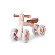 Bicicleta De Echilibru Saro , &oelig;ride Free,   Pink, Fara Pedale, Cu 4 Roti Pentru Stabilitate (2 Fata + 2 Spate), Lumina Frontala, 12+ Luni, Max 25 Kg Pjb89001