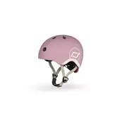 Casca De Protectie Pentru Copii, Sistem De Reglare Magnetic Cu Led, Xxs-s, 45-51 Cm, 1 An+, Wildberry, Scoot  Ride Pjb81