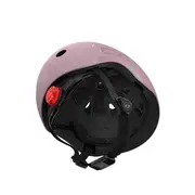 Casca De Protectie Pentru Copii Cu Finisaj Mat, Sistem De Reglare Magnetic, Include Lumina De Siguranta Led Si Captuseala Moale Din Fleece Pentru Protectie Suplimentara, S-m, 51-55cm,3ani+,  Wildberry Pjb00083
