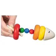 Joc educativ de sortare din lemn piramide, de la 2 ani - okegoki58301