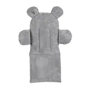 Leagan Pentru Copii Si Bebelusi, Centuri De Siguranta, Catifea Reiata, Perna Ursulet Aesthetic Grey, Meowbaby Pjbahbsog01