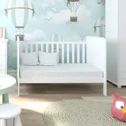 Patut Evolutiv 140x70 Cm Isabel 3in1 ,   Pat Bebe + Junior + Pat Prescolar, Somiera Reglabila + Trepte Detasabile Pjbisabel140_w