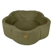Piscina Cu Bile Meowbaby   Safari Baby ,   Aesthetic Khaki Flower, Spuma Moale, 200 Bile Incluse Pjbbafog00-4046