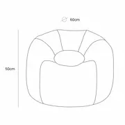 Puf Premium Copii Meowbaby   Floreo Cloudberry Sky Blue ,   Bean Bag Indoor  Outdoor Pentru Relaxare Si Joaca Pjbmopuf67
