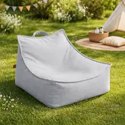 Puf Premium Copii Meowbaby   Outzy Sako Bag Feather Fog Gray ,   Fotoliu Bean Bag Indoor  Outdoor Pentru Relaxare Si Joaca Pjbmopusb69