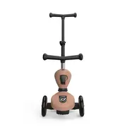 Trotineta Copii 3in1 Premium Scoot  Ride Highwaykick 1 Push And Go Mocha, Cu Sezut Si Maner Pentru Parinte, Sistem Anti-rasturnare, 1,  5 Ani (max. 50 Kg) Pjb820
