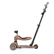 Trotineta Copii 3in1 Premium Scoot  Ride Highwaykick 1 Push And Go Mocha, Cu Sezut Si Maner Pentru Parinte, Sistem Anti-rasturnare, 1,  5 Ani (max. 50 Kg) Pjb820