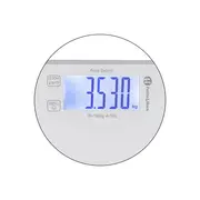 Cantar electronic, Petite&Mars, 2 in 1, Multifunctional, Panou cu touch, Pentru bebelusi si adulti, Pana 180 kg, Alb BYN682025