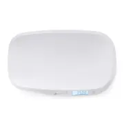 Cantar electronic, Petite&Mars, Pentru bebelusi, Pana la 20 kg, Forma ergonomica, Inregistreaza greutatea si in timpul miscarii, Alb BYN682015