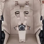 Carucior 2 in 1, Petite&Mars, Scout, Cu landou pliabil, Reversibil, Spatar si suport de picioare reglabile in 3 pozitii, Maner ajustabil, Cu accesorii, Pana la 22 kg, 0 luni+, Bej BYN555696