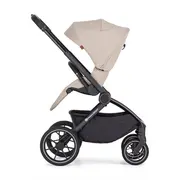 Carucior 2 in 1, Petite&Mars, Scout, Cu landou pliabil, Reversibil, Spatar si suport de picioare reglabile in 3 pozitii, Maner ajustabil, Cu accesorii, Pana la 22 kg, 0 luni+, Bej BYN555696