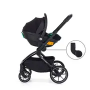 Carucior 2 in 1, Petite&Mars, Scout, Cu landou pliabil, Reversibil, Spatar si suport de picioare reglabile in 3 pozitii, Maner ajustabil, Cu accesorii, Pana la 22 kg, 0 luni+, Crem Cappuccino BYN555695
