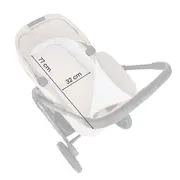 Carucior 2 in 1, Petite&Mars, Scout, Cu landou pliabil, Reversibil, Spatar si suport de picioare reglabile in 3 pozitii, Maner ajustabil, Cu accesorii, Pana la 22 kg, 0 luni+, Crem Cappuccino BYN555695