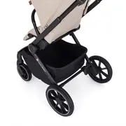 Carucior 2 in 1, Petite&Mars, Scout, Cu landou pliabil, Reversibil, Spatar si suport de picioare reglabile in 3 pozitii, Maner ajustabil, Cu accesorii, Pana la 22 kg, 0 luni+, Gri BYN555697