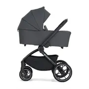 Carucior 2 in 1, Petite&Mars, Scout, Cu landou pliabil, Reversibil, Spatar si suport de picioare reglabile in 3 pozitii, Maner ajustabil, Cu accesorii, Pana la 22 kg, 0 luni+, Gri BYN555697