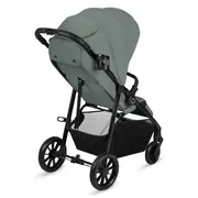 Carucior sport, Lionelo, Emerald, Pliere cu o mana, Copertina XXL UPF50+, Spatar reglabil, Suspensie completa, Roti EVA, 6- 48 luni, Pana la 22 kg, Verde BYNLO-EMERALD_GREEN_FOREST
