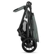 Carucior sport, Lionelo, Emerald, Pliere cu o mana, Copertina XXL UPF50+, Spatar reglabil, Suspensie completa, Roti EVA, 6- 48 luni, Pana la 22 kg, Verde BYNLO-EMERALD_GREEN_FOREST