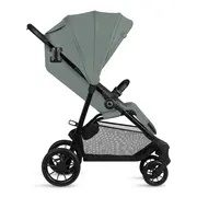 Carucior sport, Lionelo, Emerald, Pliere cu o mana, Copertina XXL UPF50+, Spatar reglabil, Suspensie completa, Roti EVA, 6- 48 luni, Pana la 22 kg, Verde BYNLO-EMERALD_GREEN_FOREST