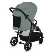 Carucior sport, Lionelo, Emerald, Pliere cu o mana, Copertina XXL UPF50+, Spatar reglabil, Suspensie completa, Roti EVA, 6- 48 luni, Pana la 22 kg, Verde BYNLO-EMERALD_GREEN_FOREST