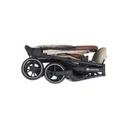 Carucior sport, Petite&Mars, Fly, Pliere compacta, Spatar reglabil pana la pozitie de somn, Suport picioare reglabil, Copertina extensibila cu protectie UPF40+, Suport pahar inclus, Pana la 22 kg, 0 luni+, Bej BYN554763