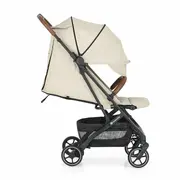 Carucior sport, Petite&Mars, Fly, Pliere compacta, Spatar reglabil pana la pozitie de somn, Suport picioare reglabil, Copertina extensibila cu protectie UPF40+, Suport pahar inclus, Pana la 22 kg, 0 luni+, Bej BYN554763