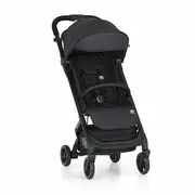 Carucior sport, Petite&Mars, Fly, Pliere compacta, Spatar reglabil pana la pozitie de somn, Suport picioare reglabil, Copertina extensibila cu protectie UPF40+, Suport pahar inclus, Pana la 22 kg, 0 luni+, Negru BYN554764