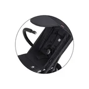 Carucior sport, Petite&Mars, Fly, Pliere compacta, Spatar reglabil pana la pozitie de somn, Suport picioare reglabil, Copertina extensibila cu protectie UPF40+, Suport pahar inclus, Pana la 22 kg, 0 luni+, Negru BYN554764