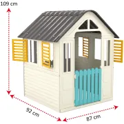 Casuta pentru copii Pilsan Country House gray HUBPL-06-092-GR