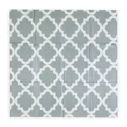 Covoras educativ, Petite&Mars, Campy S, Din spuma XPE non-toxica, Cu doua fete, Suprafata antiderapanta, 120x120 cm, Pliabil compact 40&times;30&times;13 cm, Model animalute si forme geometrice BYN433077