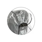 Husa de ploaie pentru carucior sport, Petite&Mars, 80x68x38 cm, Transparent BYN110