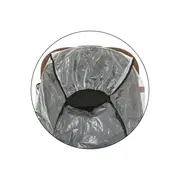 Husa de ploaie pentru carucior sport, Petite&Mars, 80x68x38 cm, Transparent BYN110