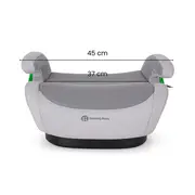 Inaltator auto, Petite&Mars, Optimus Pro, I-size, 125- 150 cm, 22-36 kg, Cu isofix, Forma ergonomica, Husa detasabila, Negru BYN647495